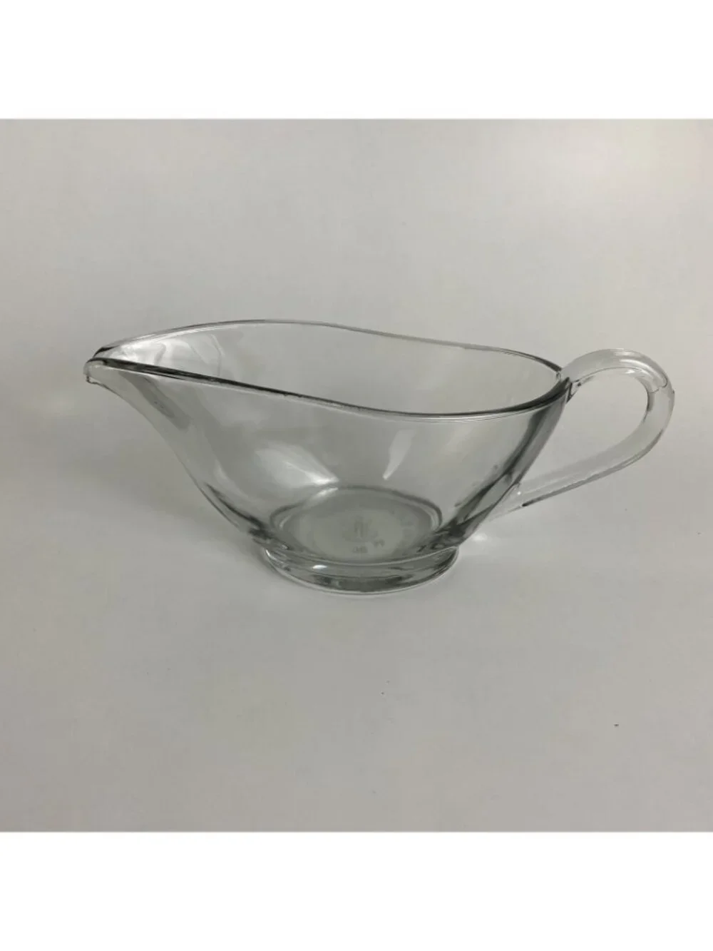Anchor Hocking Clear Glass Gravy Boat Bowl With Handle - Made in the USA